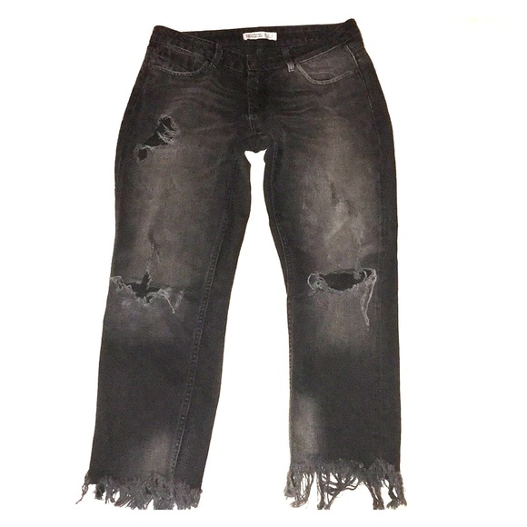 Zara Basic Premium Black Denim - Picture 1 of 5